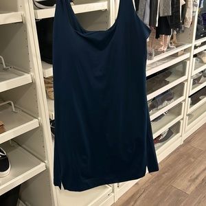 Navy, scort dress NWT